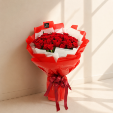 올 레드 부케